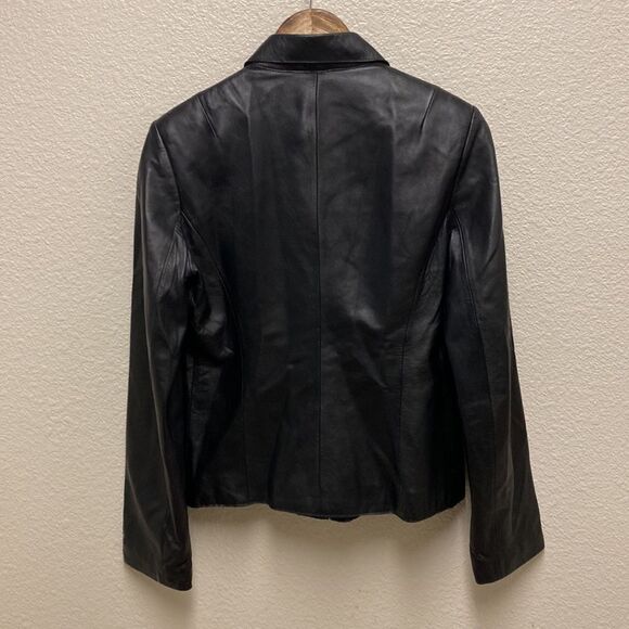 BCBG Max Azria Leather Jacket Size 6 - Picture 6 of 6